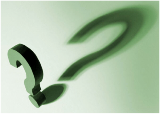 question IMAGE Question mark and its shadow IMAGE