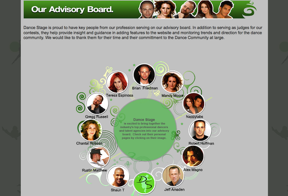 AdvisoryBoard_dancestage DanceStage.com Advisory Board