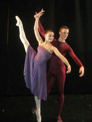 Liam Scarlett's Toccata; Royal Ballet School; Duncan Lyle with Nicole Cato