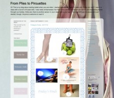 Screenshot of From Plie's to Pirouettes blog