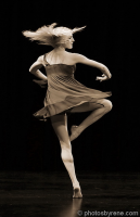 photo of dancer turning