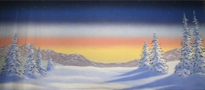 Winter landscape - Grosh Backdrops ES2224