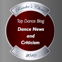 Top Dance Blog of 2010 News and Criticism Winner