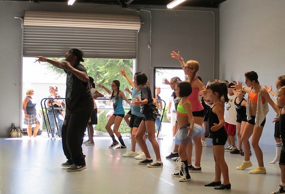Twitch-at-Nuevo IMAGE Twitch teaches a master class at Nuevo School of Contemporary Dance in California. IMAGE