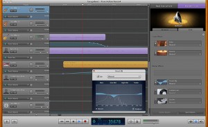 IMAGE Capture of a Squirrel Trench Audio editing session in progress. IMAGE