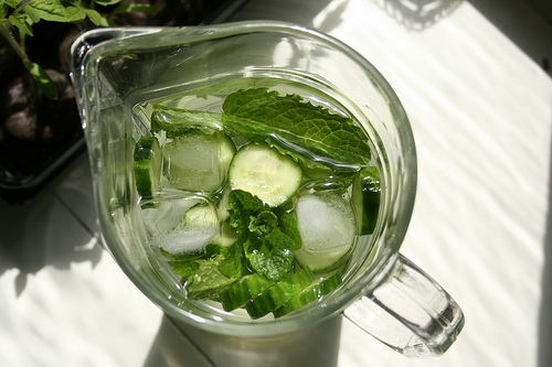 Cucumber Water Cucumber Water is the perfect way to boost your electrolytes after a class.