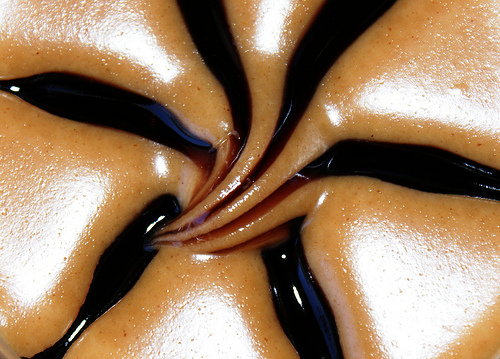 PB and J - Goober IMAGE Peanut Butter and Jelly swirled together IMAGE