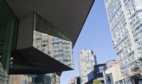 IMAGE Dance studio at Juilliard overlooking Broadway IMAGE
