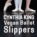 IMAGE Cynthia King Vegan Ballet Slippers IMAGE