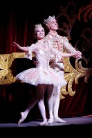 Miyako Yoshida and Steven McRae as the Sugar Plum Fairy and her prince in the Royal Ballet production of the Nutcracker on Wednesday 2 December 2009.