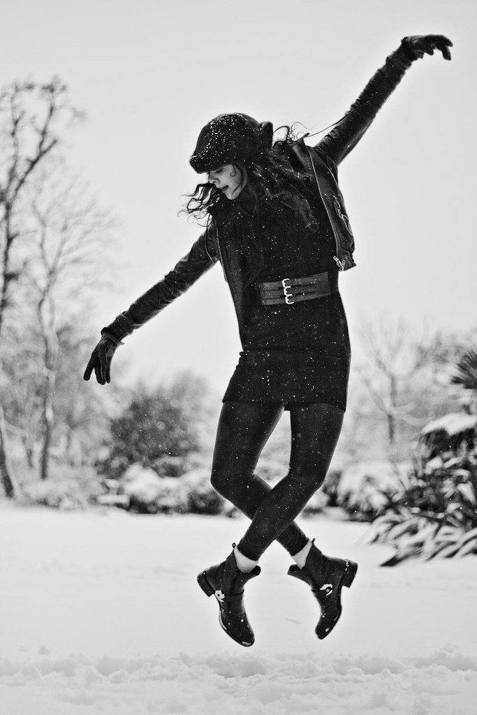 Anna-Mi Fredriksson in Queens Park; London, February 2, 2009; Photo by Ben Hopper