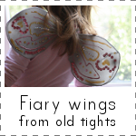 IMAGE Fairy Wings from old tights