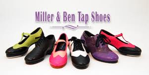 IMAGE An array of colorful Miller & Ben Tap Shoes IMAGE