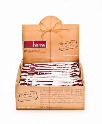 IMAGE 12-count box of Barre: Pirouette; a real food barre for dancers IMAGE