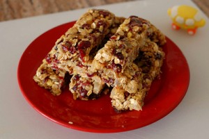 IMAGE Homemade crunch bars IMAGE