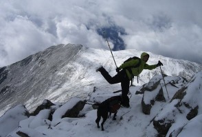 IMAGE Melanie on top of Mt. Shavano in Colorado IMAGE