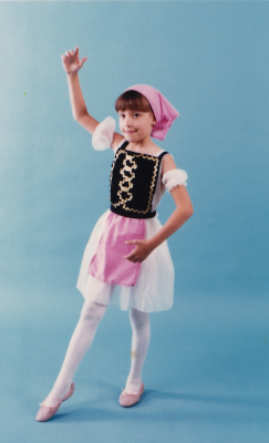 IMAGE Nichelle dressed up for her very first dance recital IMAGE