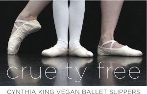 IMAGE Cruelty Free shirt - Cynthia King Vegan Ballet Slippers IMAGE