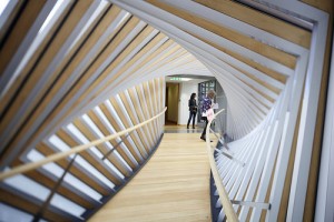 The Bridge Of Aspirations connects the Royal Ballet School with the Royal Opera House